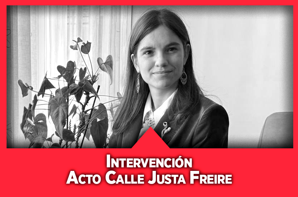 Acto homenaje maestra Justa Freire